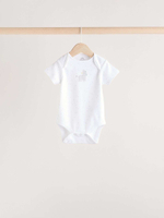 Боди с коротким рукавом для малышей Next E57-522, 5 шт., Белый
