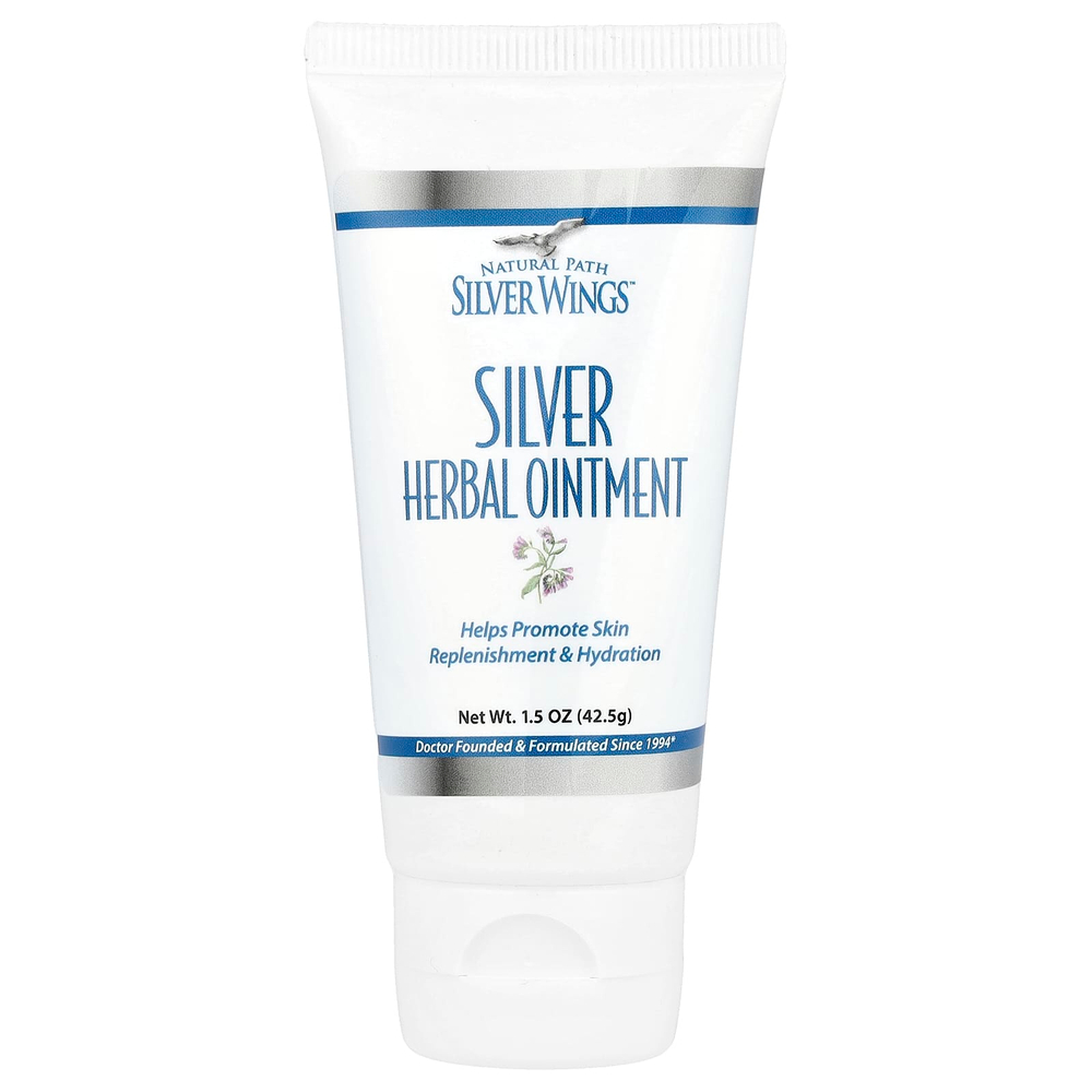 Natural Path Silver Wings, Серебряная травяная мазь, 42,5 г (1,5 унции)