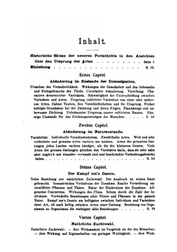 Über Die Entstehung Der Arten. Durch Natürliche Zuchtwahl Oder, Die Erhaltung Der Begünstigten Rassen Im Kampfe Um's Dasein | Darwin Charles