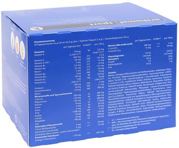 Orthomol Sport Питьевые бутылочки + таблетки + капсулы