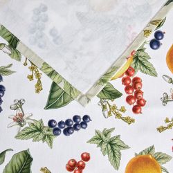 НАБОР САЛФЕТОК ИЗ 2-Х ШТ "FRUIT BASKET",40Х40СМ, 100% ХЛОПОК,БЕЖЕВЫЙ,ТВИЛ