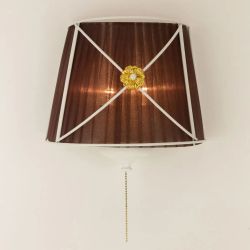 Citilux Дрезден CL409323 Бра с кофейным абажуром и выключателем