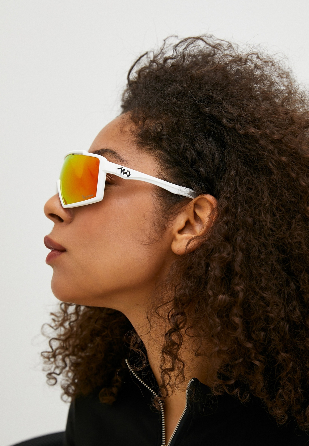 Спортивные очки 720armour A-Fei / Matte White / Brown Orange Flash Lens