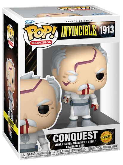 Фигурка Funko POP! TV Invincible S3 Conquest w/Chase (1913) 93083 / Фигурка Фанко ПОП! по мотивам мультсериала "Неуязвимый ", Конквест (ЧЕЙЗ)