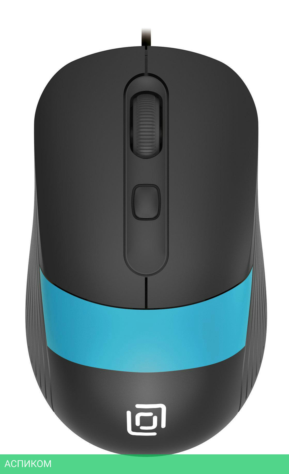 Мышь Oklick 310M черный/синий (1869099)