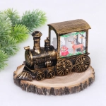 Сувенир с подсветкой «Волшебный паровозик» 8*5*14 см, Бронза (работает от батареек LR44*3)