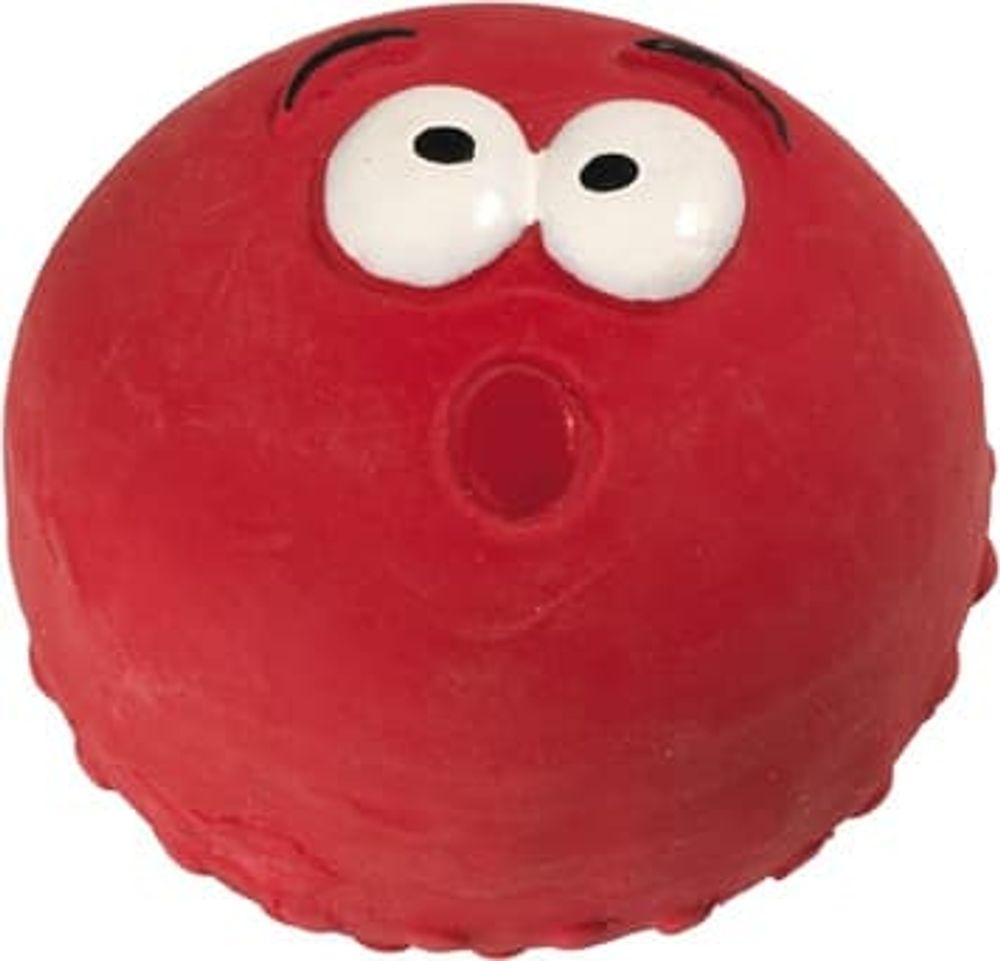 Hunter Smart игрушка для собак Смайлик красный 5 см латекс
