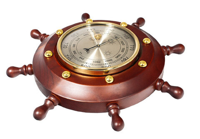 Анероидный барометр-штурвал С5 с восемью ручками от компании Бриг