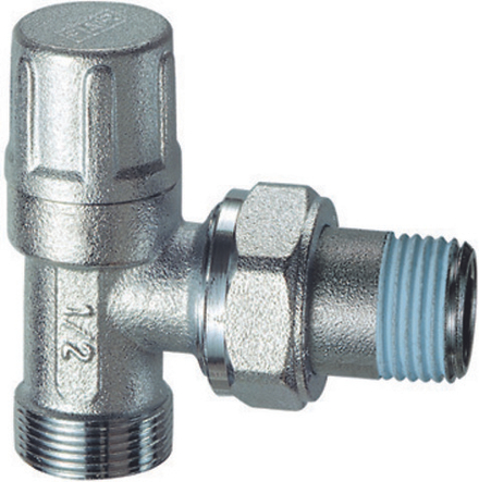 Вентиль запорный угловой 1/2" М24х19 (аналог FV 1105 C12)