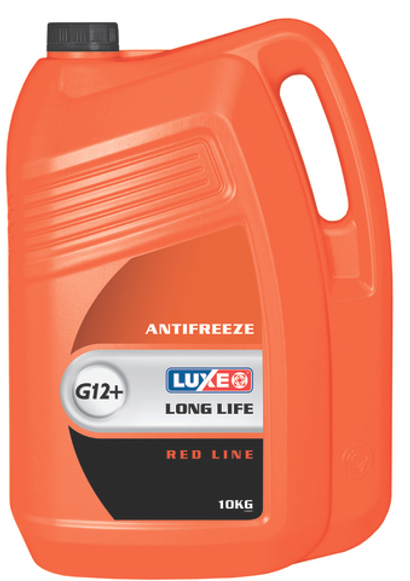 Антифриз Luxe Long Life красный G12+ 10 кг
