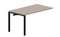 стол Strike 1380х780х750мм (меламиновый аутлет) - приставной элемент