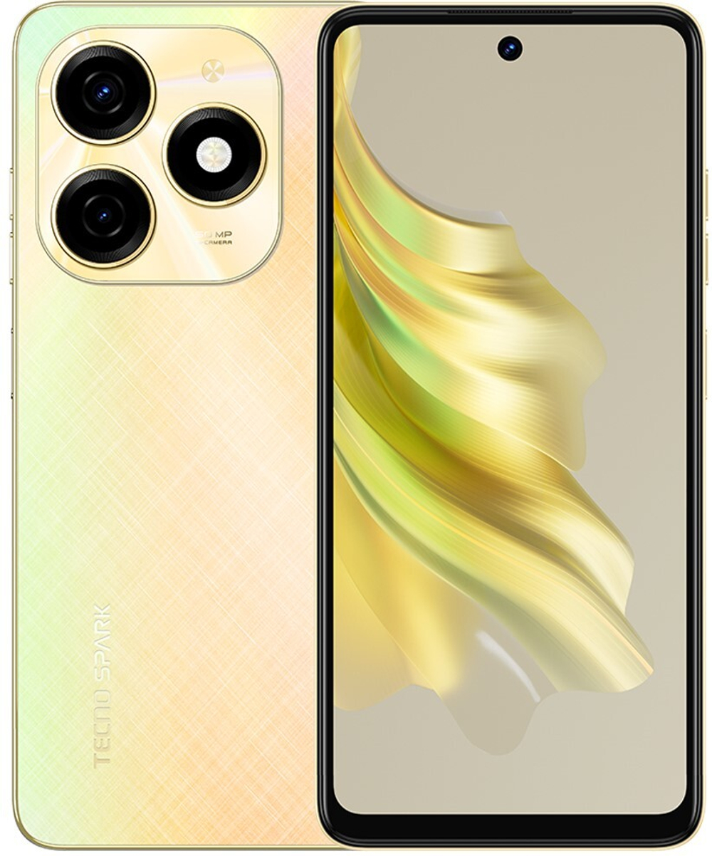 Смартфон TECNO Spark 20 (KJ5N) 8/128GB Neon Gold