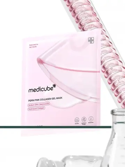 Medicube Укрепляющая гидрогелевая маска с ПДРН и коллагеном PDRN Pink Collagen Gel Mask 28 гр х 4 шт