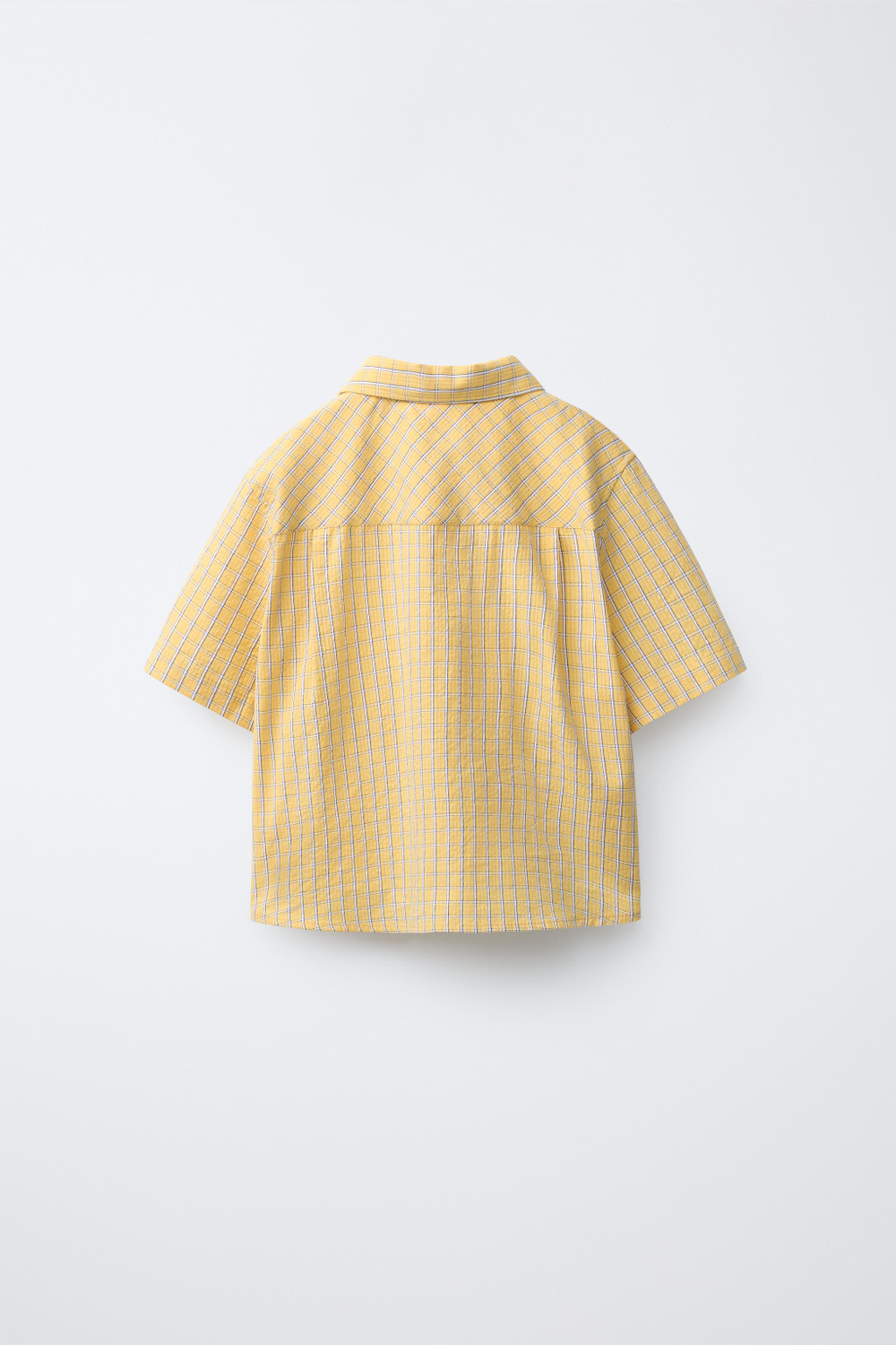 ZARA X PUKAS РУБАШКА В КЛЕТКУ PUKAS SURF, ЖЕЛТЫЙ