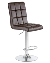 Стул барный DOBRIN KRUGER, коричневый