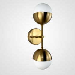 Бра Copper Light Bra Duos Brass By Imperiumloft