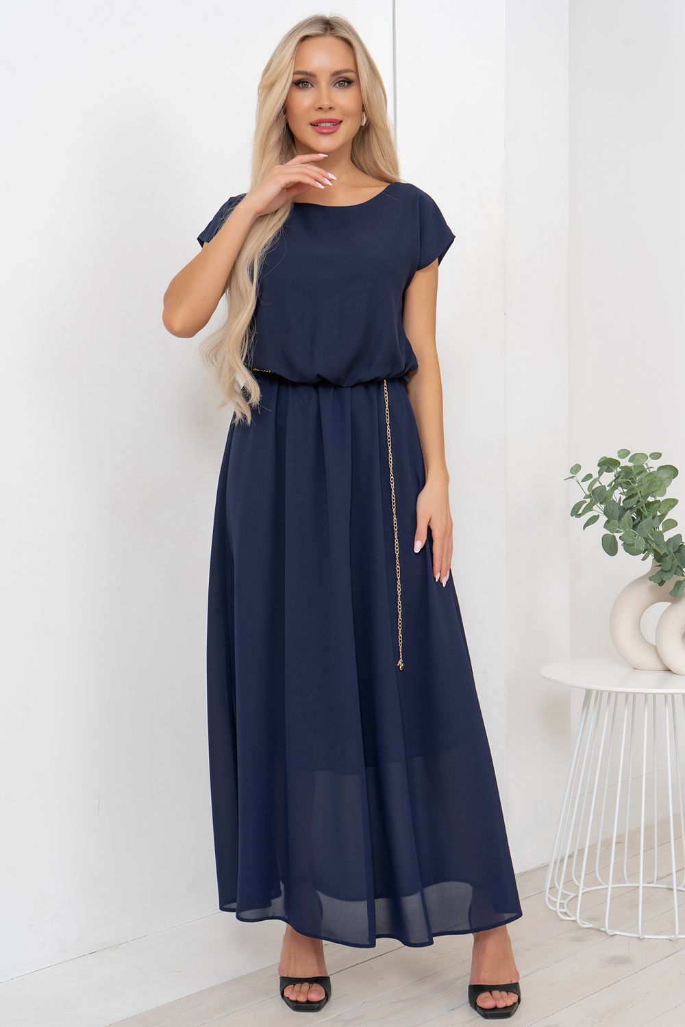 Платье Симона (синий) Р11-1161/6 Nikol