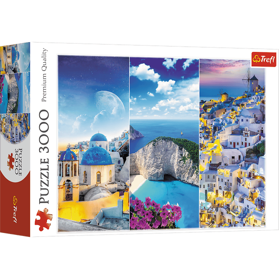 Puzzle &quot;3000&quot; - Greek holidays