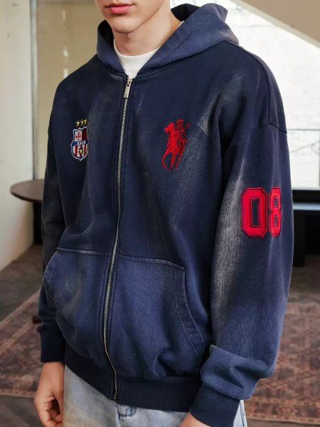 Худи HARSHandCRUEL Washed Zip-Hoodie