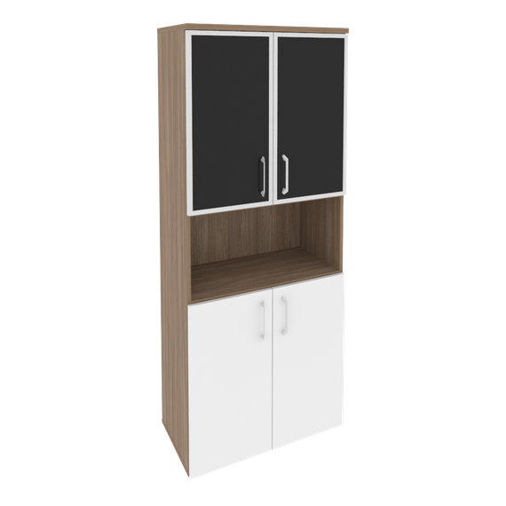 Оникс Шкаф высокий широкий O.ST-1.4 R black  800*420*1977