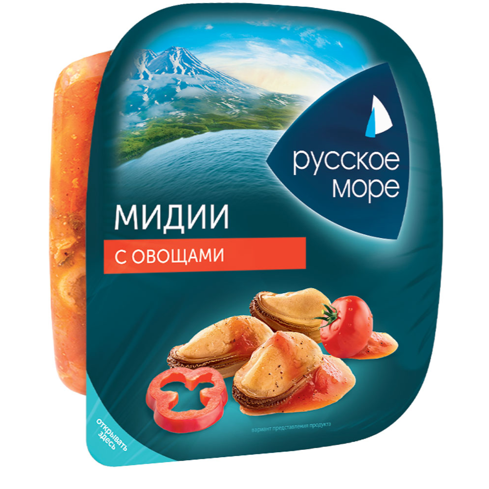 Мясо мидии с овощами в т\с 150 гр