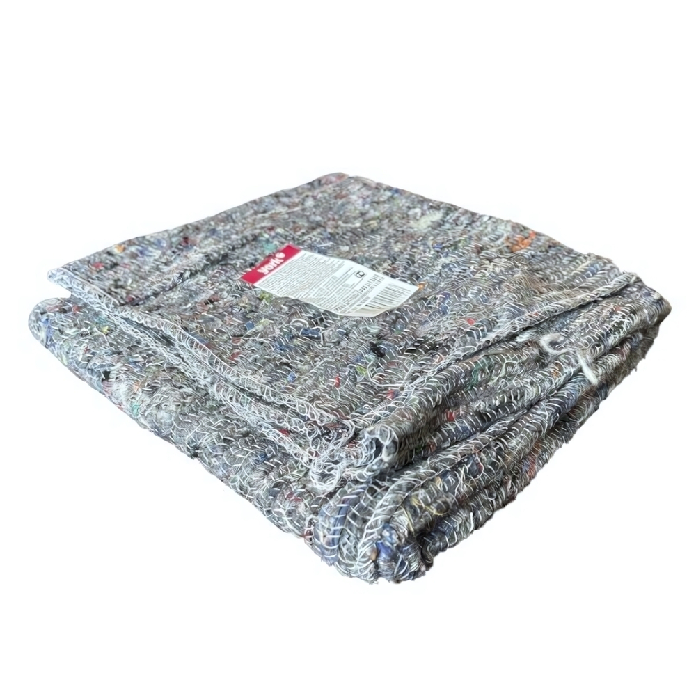 Салфетка для пола хлопковая серая 260г/м2 (50х60 см) YORK