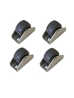 Колесики для мебели неповоротные обрезиненные для дивана