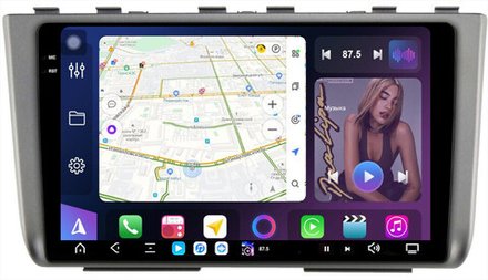 Магнитола для Hyundai Creta 2 2021-2022, Solaris HC 2024+ - FarCar GX3114M монитор 10.36" 2K QLED на Android 14, TS20, 6+128Гб, CarPlay, 4G SIM-слот