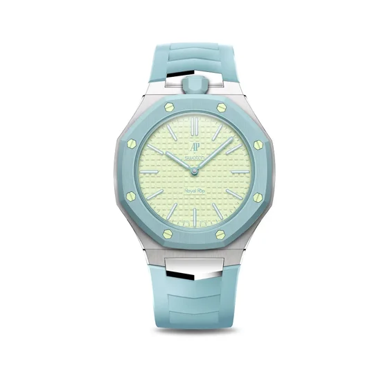 Корпус для часов POP-Swatch x AP - BLAUE ACHT из 2 ремешков