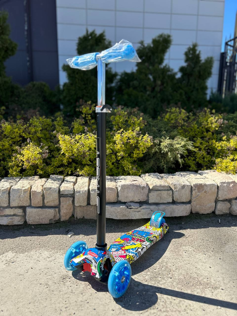 RR2-1/ Самокат четырехколесный детский, светящиеся колеса