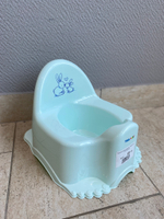 Горшок детский "Кролики" (Little Bunny)  (mint-мятный)