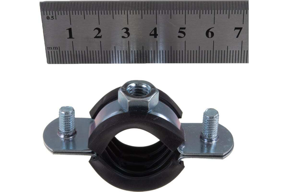 Трубный хомут с гайкой ЗУБР 3/4", 9 штук, оцинкованный 37850-25-29