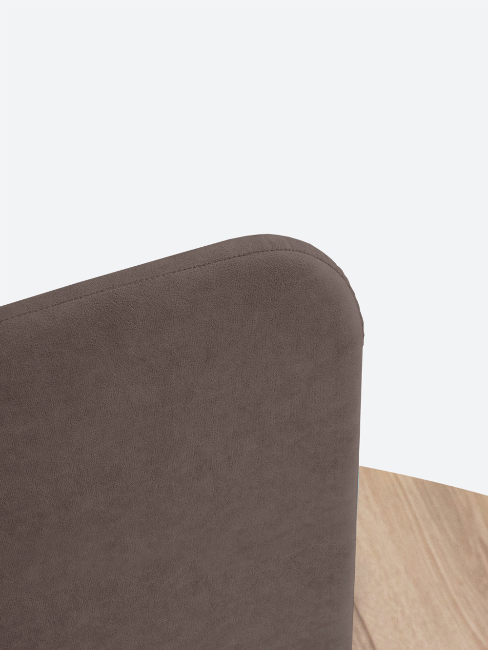 Подлокотник правый для кресла-кровати Миник, велюр Dream Chocolate, 1 шт (под правую руку)