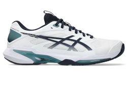 Мужские кроссовки теннисные Asics Solution Speed FF 4 - white/midnight
