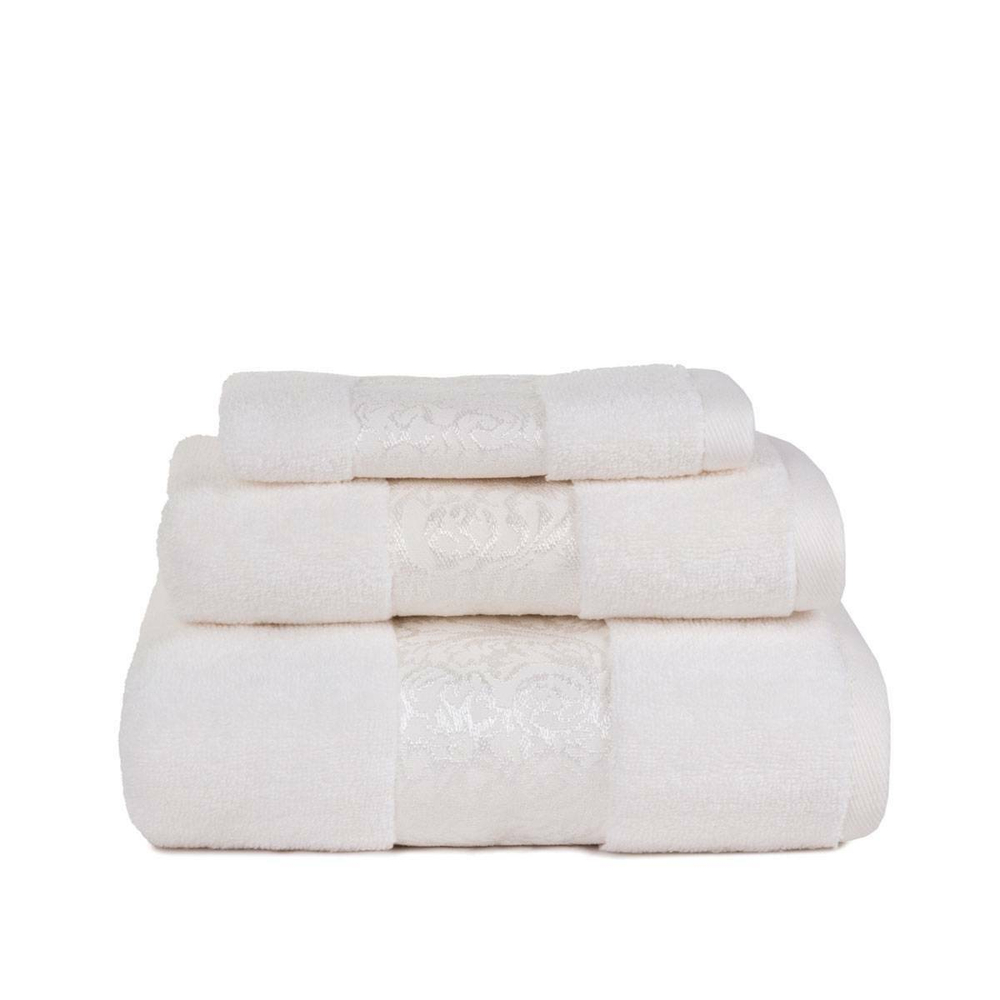 Полотенце 30х50 Arya home Jewel экрю