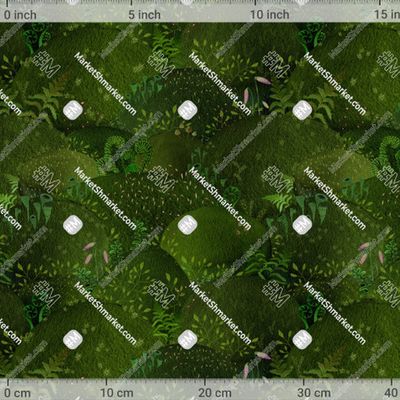 Весенний мох зеленый by Gora-pattern 462 DPI