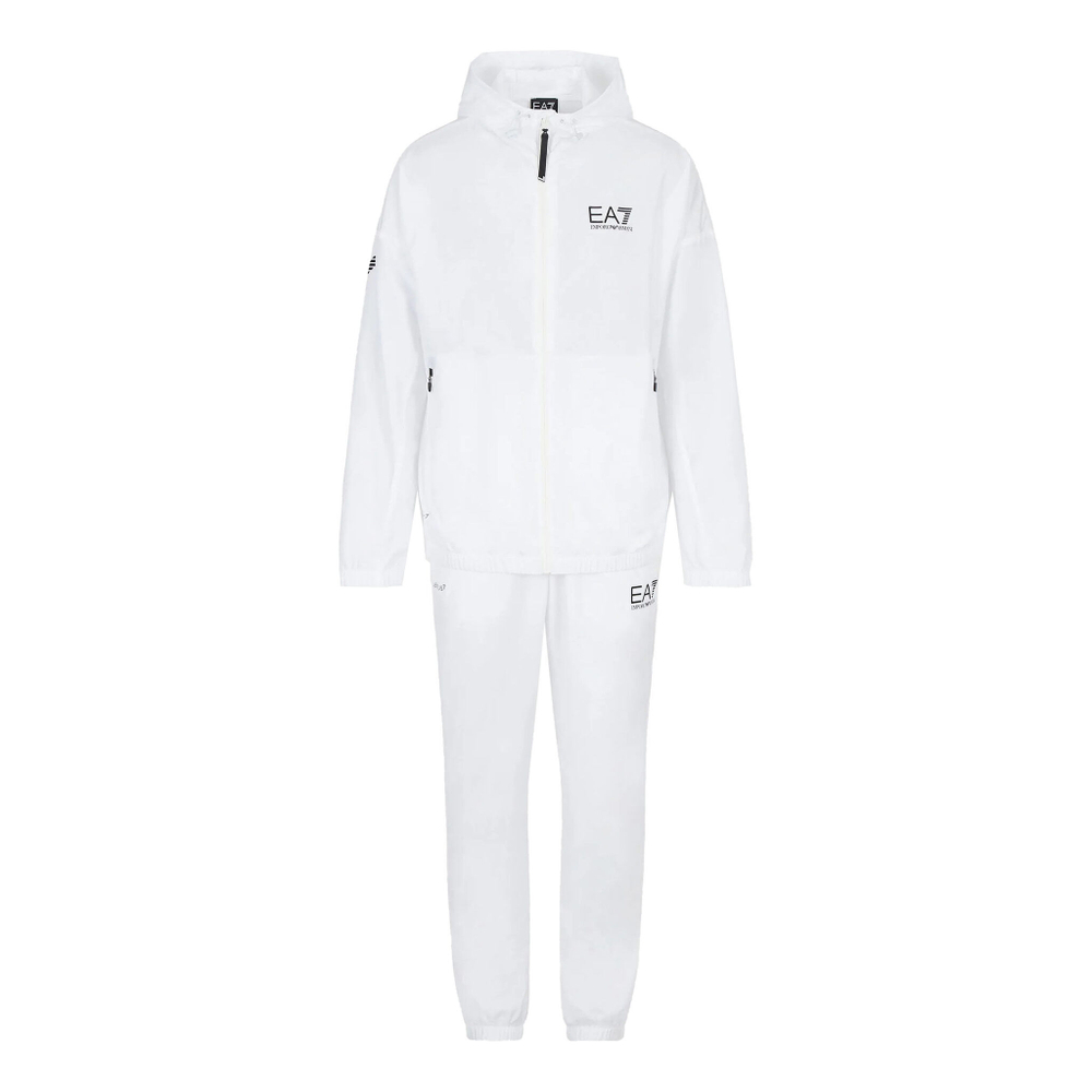Мужские теннисные Костюмы EA7 Tracksuit Men - White