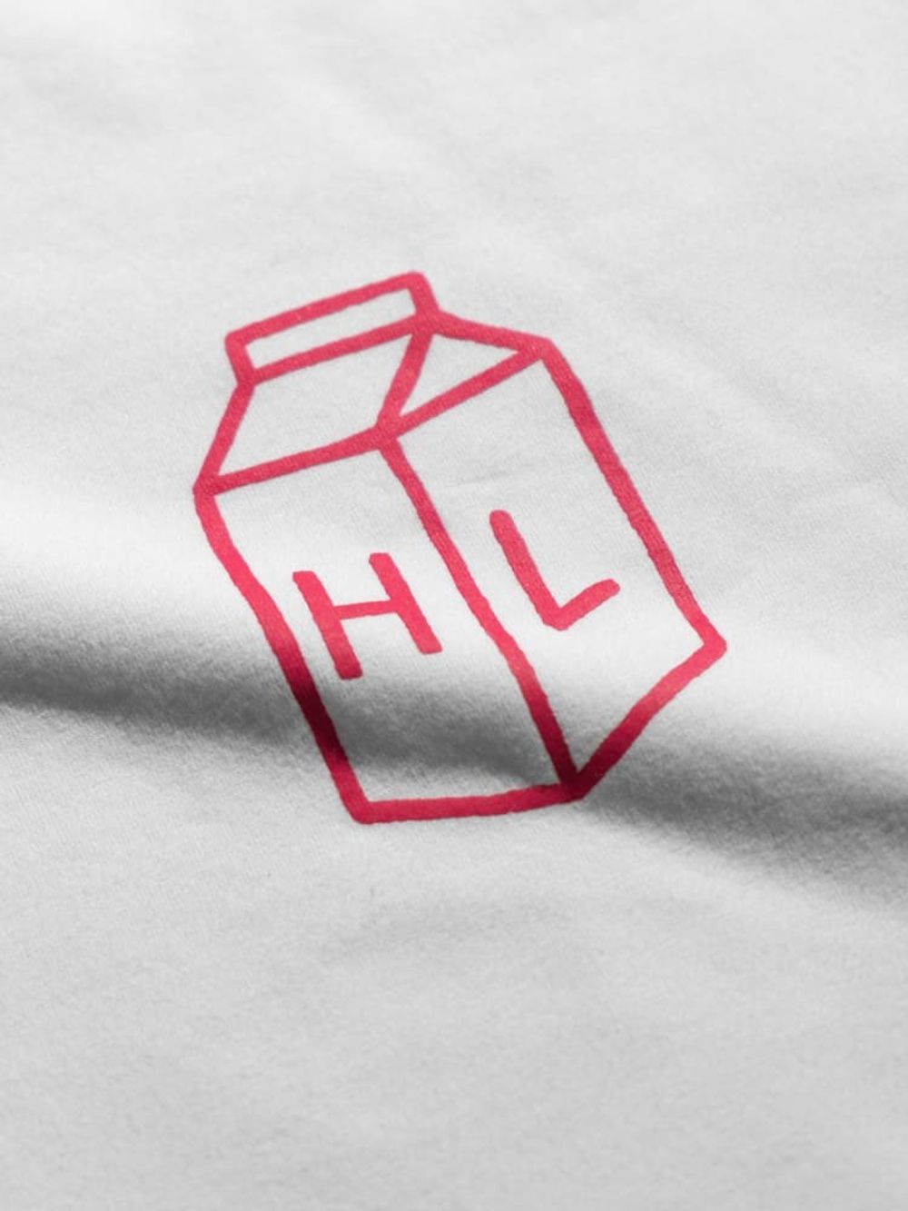 Купить Футболка Hardlunch оверсайз Milk белая Футболка Hardlunch оверсайз Milk белая