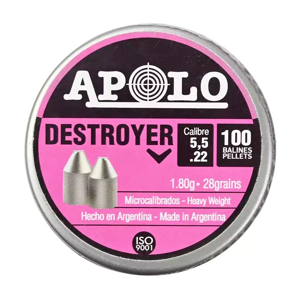 Пули APOLO Destoyer 5,5 мм 1.8 г (100 шт)