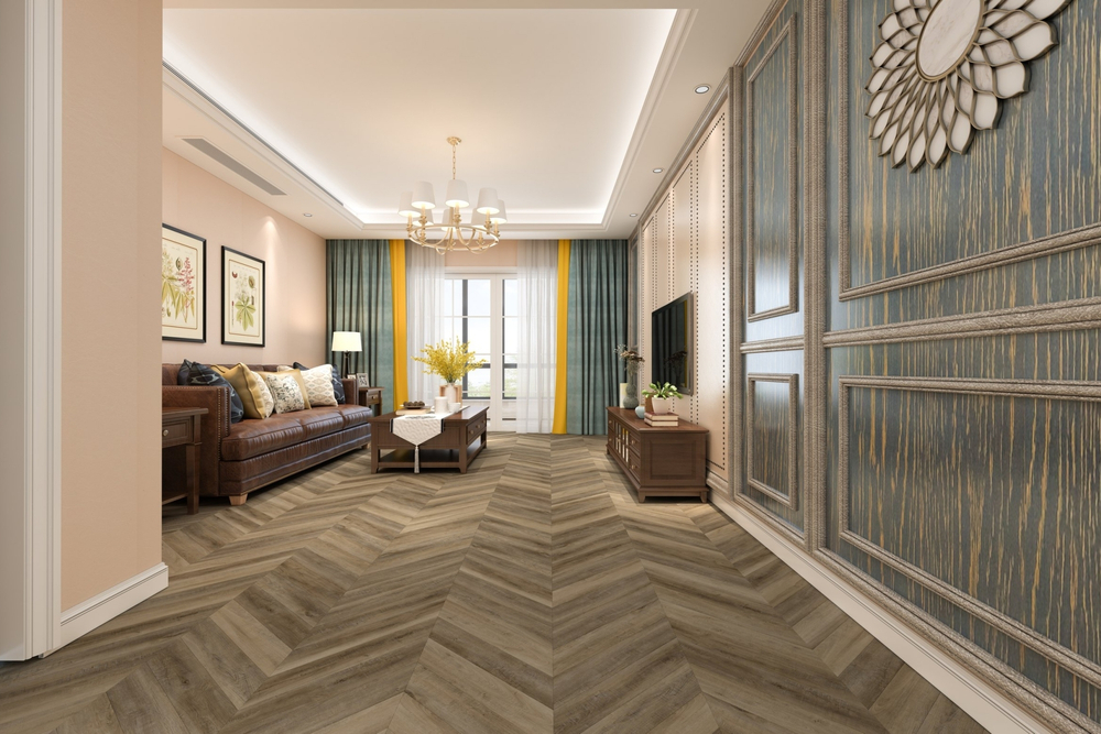 Кварц-винил SPC Damy Floor Chevron SPC 0,75мм 5,2 мм АМБУАЗ 1.676 м2