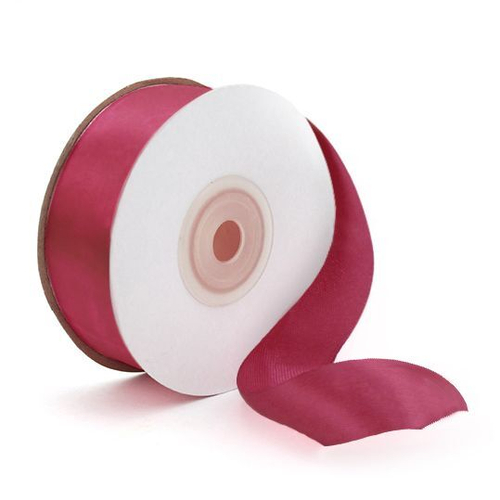 Лента Атлас Бордовый / 25 мм * 22,85 м