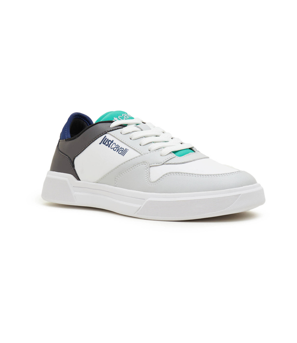 Кожаные кроссовки Just Cavalli - белый(75QA3SB6ZP381)