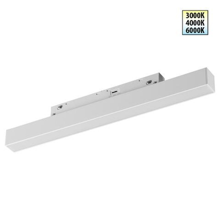 359616 SHINO NT25 000 белый Трековый светильник для низков. шинопровода с переключ. цв. темпер. IP20 LED 3000К\4000К\6000К 10W 48V FLUM
