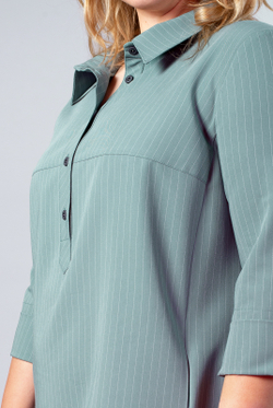 Платье-рубашка 1976ЛПА, полоска #135Пм241976ЛПА