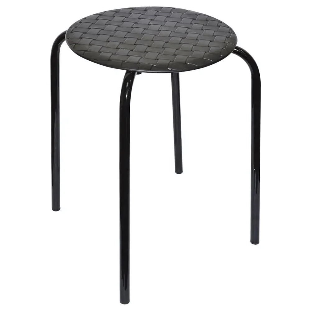 Табурет Береста с круглым сиденьем h45 (черный)