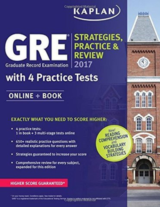 GRE 2017 Strategies, Practice & Review With 4 Practice Tests