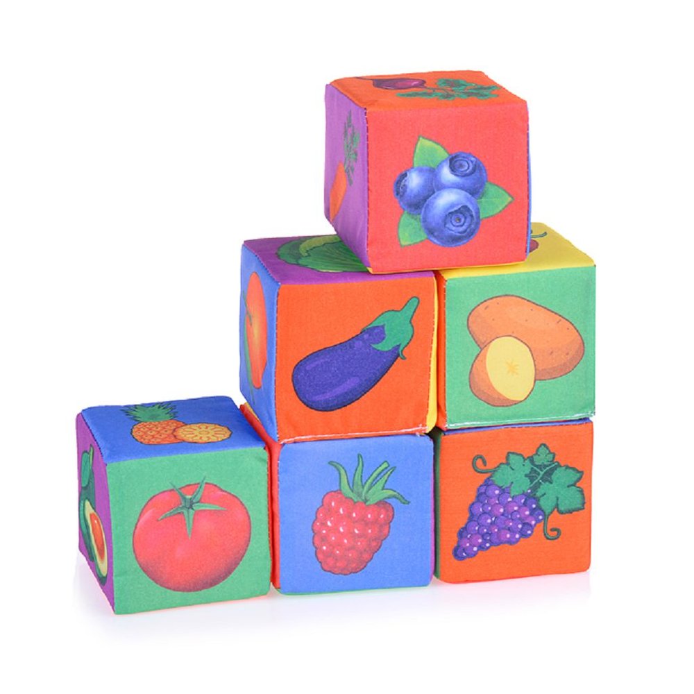 Кубики мягкие комплект 6 шт