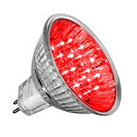 Лампа светодиодная 1W 12V R50 GU5.3 - цвет в ассортименте
