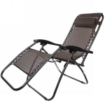 Шезлонг (кресло) 177*64*113см «Уют» с подголовником, 2 положения, гусиная лапка ДоброСад