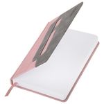 Ежедневник датированный 2025, А5, 138x213 мм, BRAUBERG "Assistant", под кожу, держатель для ручки, розовый, 115889